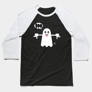 Ghost Of Disapproval - Unhappy​ Ghost​ Saying​ BOO! and showing tongue Baseball T-Shirt